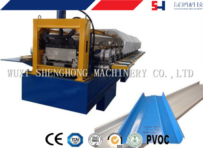 65-300-400-500 Cold Roll Forming Machine For Standing Seam Roofing